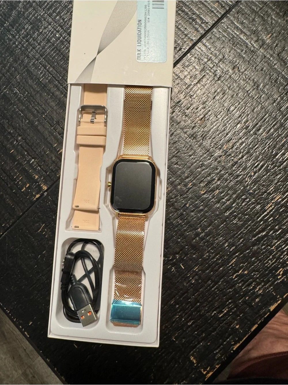 SMART WATCH - White Band Smart Watch
